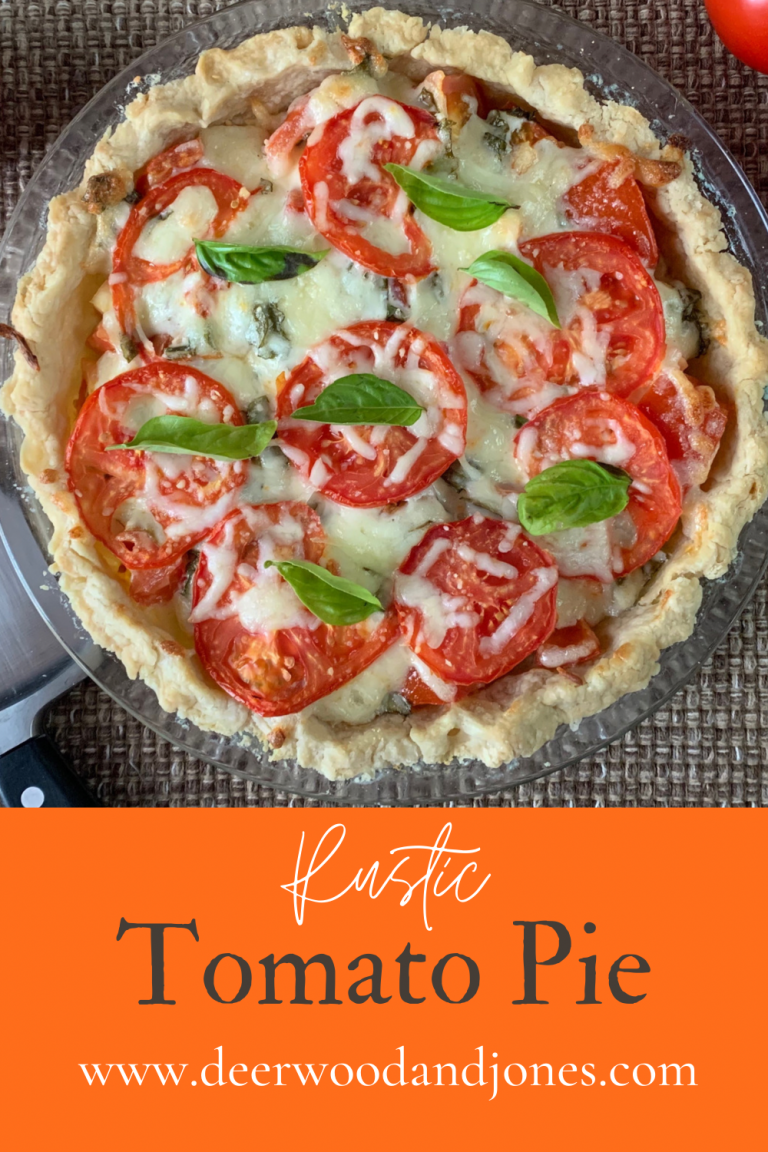 How to Make the Best Southern Tomato Pie Recipe - Deerwood + Jones